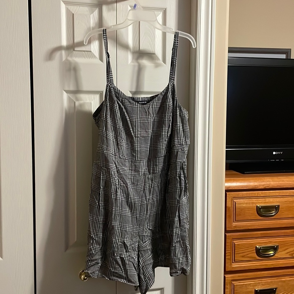 Torrid Plaid and Checkered Romper